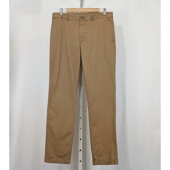 Old Navy Pants Brown Doe A Deer Straight Leg Built-In Flex Men's Size 32 x 32 - Picture 1 of 6